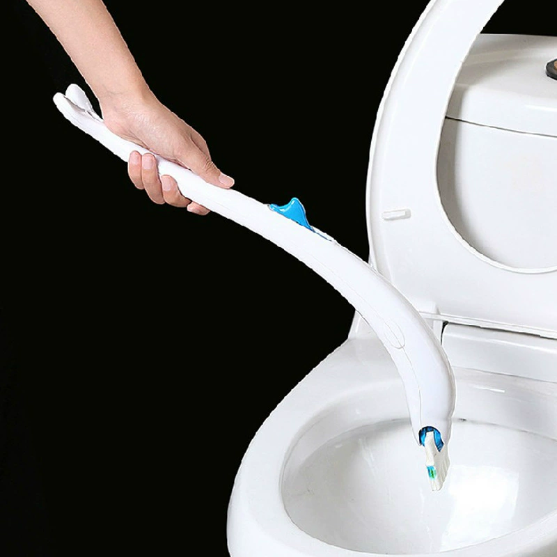 Disposable toilet, changeable brush