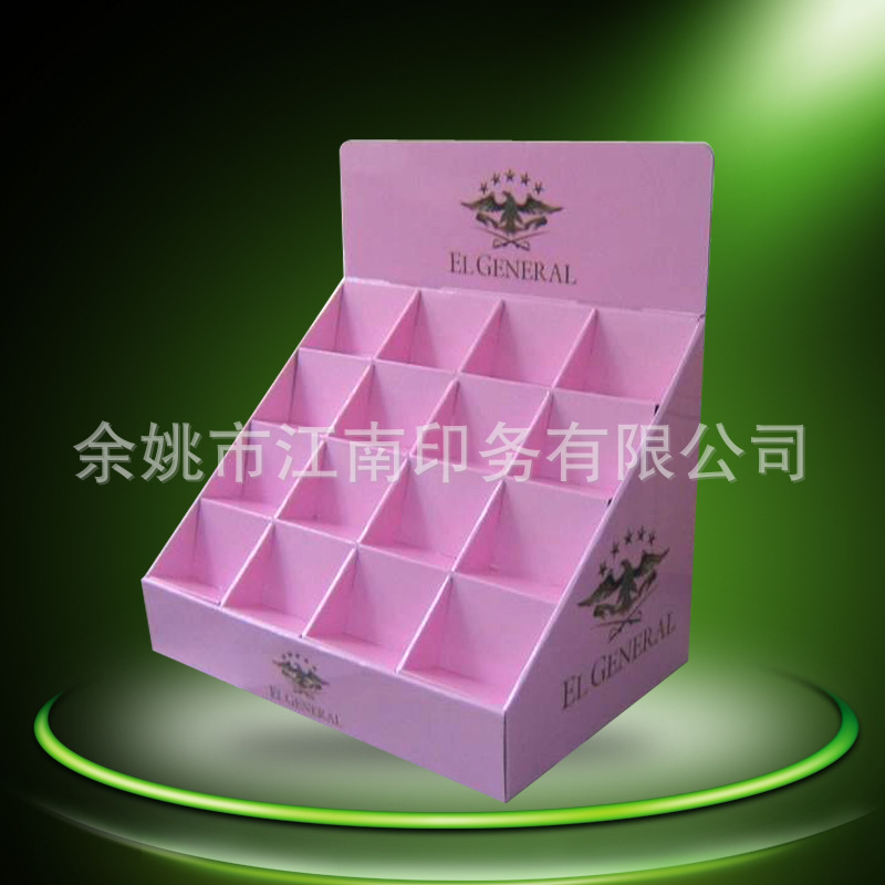 宁波厂家专业生产后高前低多格展示盒pdq