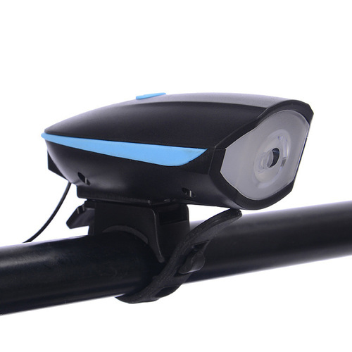Wholesale 7588 Bicycle Horn Front Light USB Charging Night Riding Strong Flash Torch Bicycle Accessories Cycling Equipment