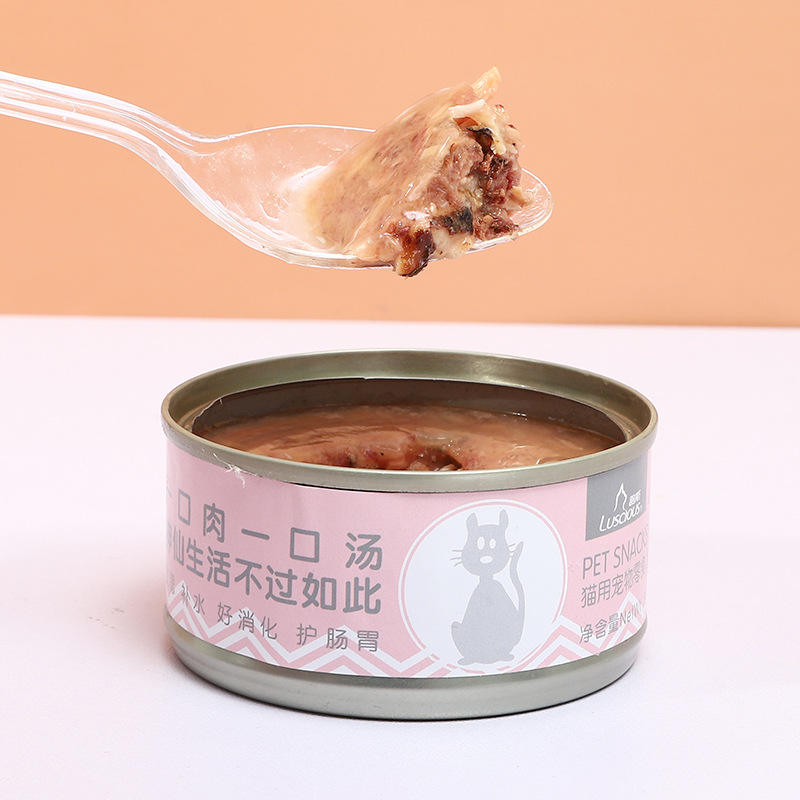 路斯金枪鱼红肉罐头80g2