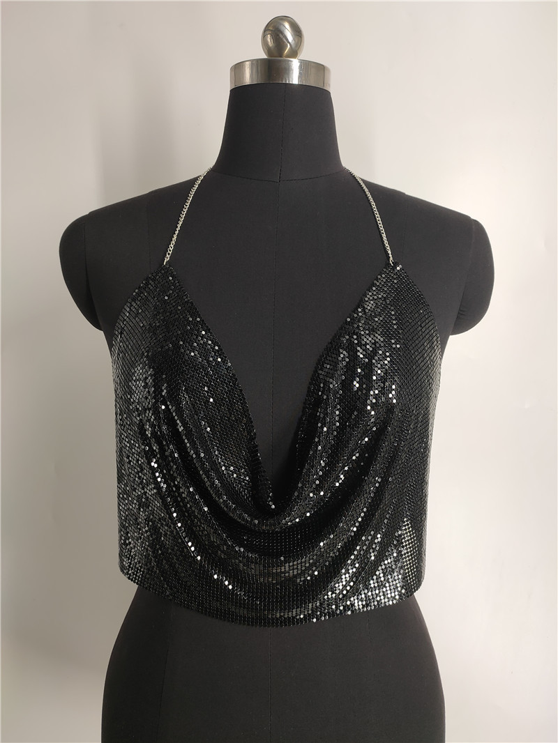 Loose Fit Deep V Crop Top - Styling Option