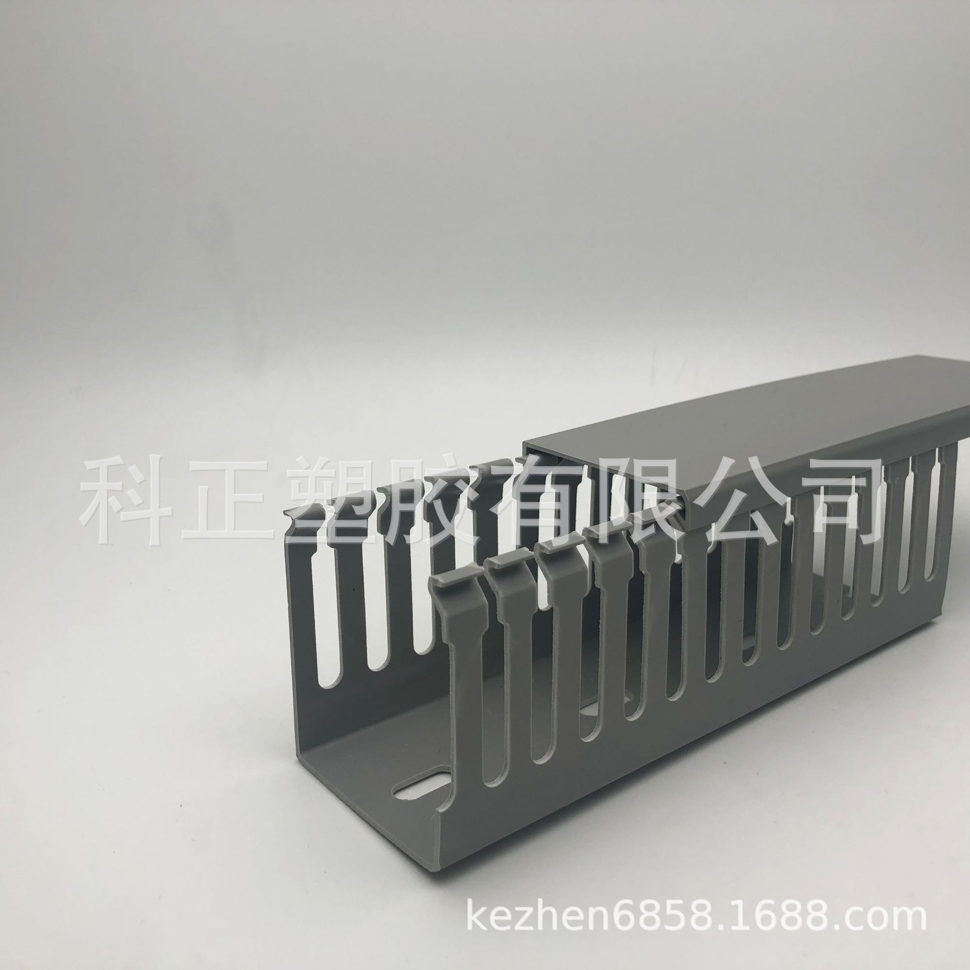 批发绝缘线槽65X45 塑料线槽 通用 封口线槽 开口线槽 灰色白色
