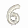 Digital balloon, evening dress, decorations, 40inch, gold and silver