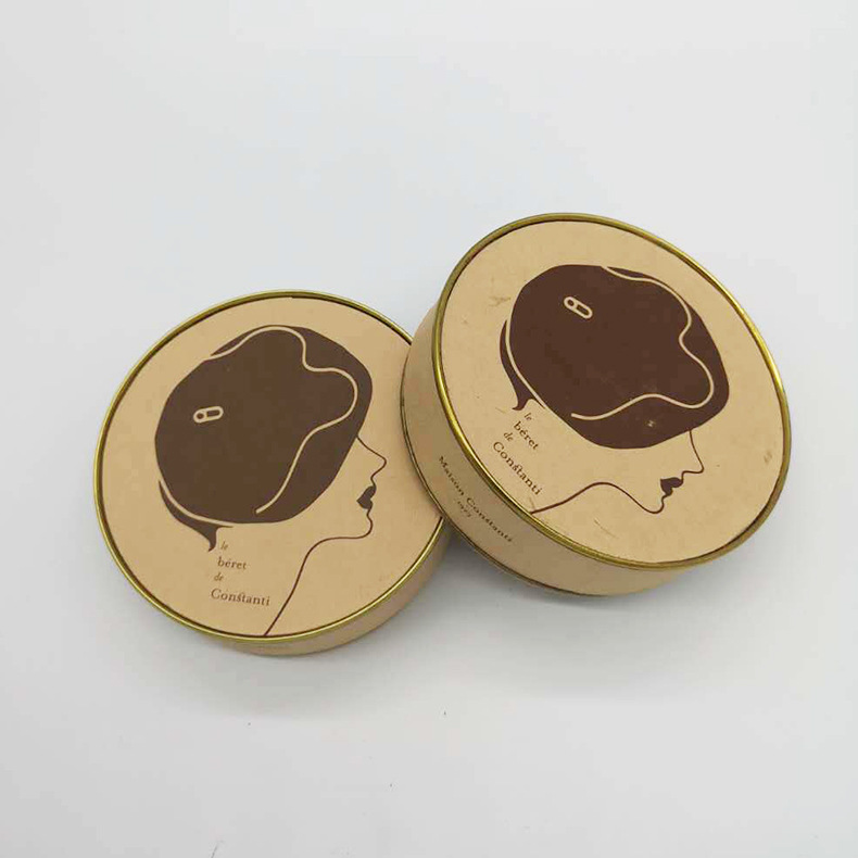 厦门化妆品包装圆纸盒牛皮纸圆纸筒包装盒 化妆品圆筒纸盒定制