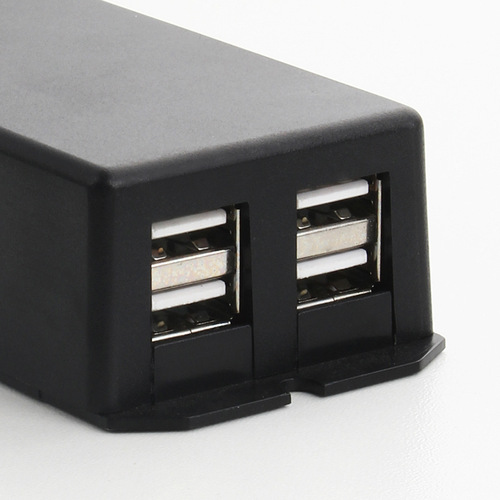 Motorcycle 12v24v car mobile phone charger clip battery mobile phone charger one to four USB charging
