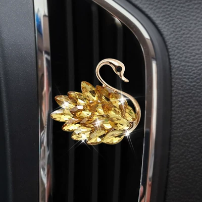 Crystal Swan Car Air Car Perfume Aromatherapy