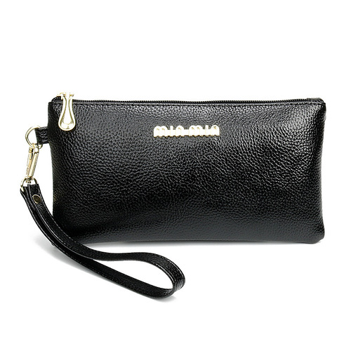 Fashion new women's clutch long wallet litchi pattern soft touch mobile phone bag coin purse women's small bag