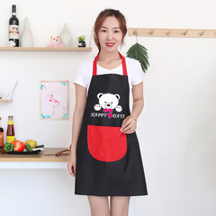 北歐風廚房防水圍裙家居防油圍裙廣告定印圍腰印Logo工作防髒罩衣