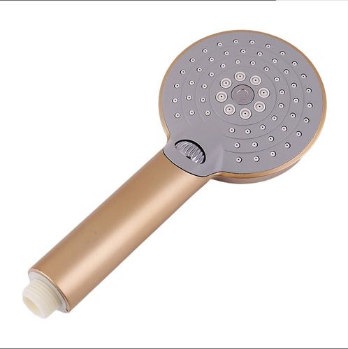 Gold switch shower head set single head shower booster shower bathroom faucet water heater bath heater