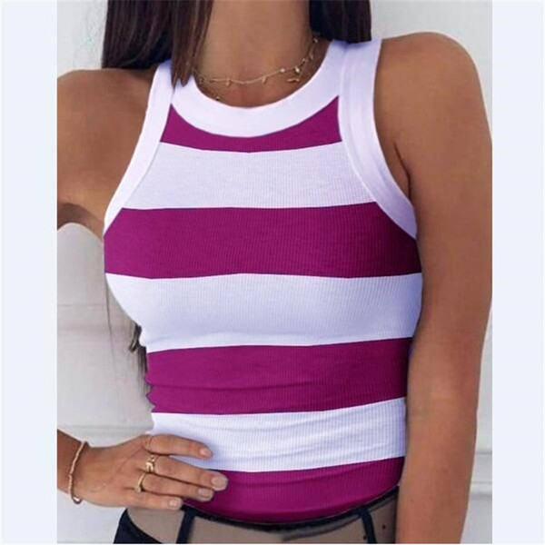 sexy summer T-shirt with a round collar