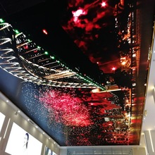 室内网红P4天幕LED显示屏 弧形屏 柔性屏 T台屏地砖屏全国包安装