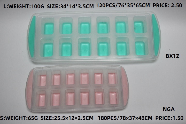 21 cuadros redondos de hielo de una sola capa de una variedad de cuadros de frutas coloridos de hielo de amor de hielo