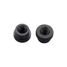 厂家供应 大量批发 塑胶滚花美制螺母  塑料手拧螺母螺帽 GH8-32