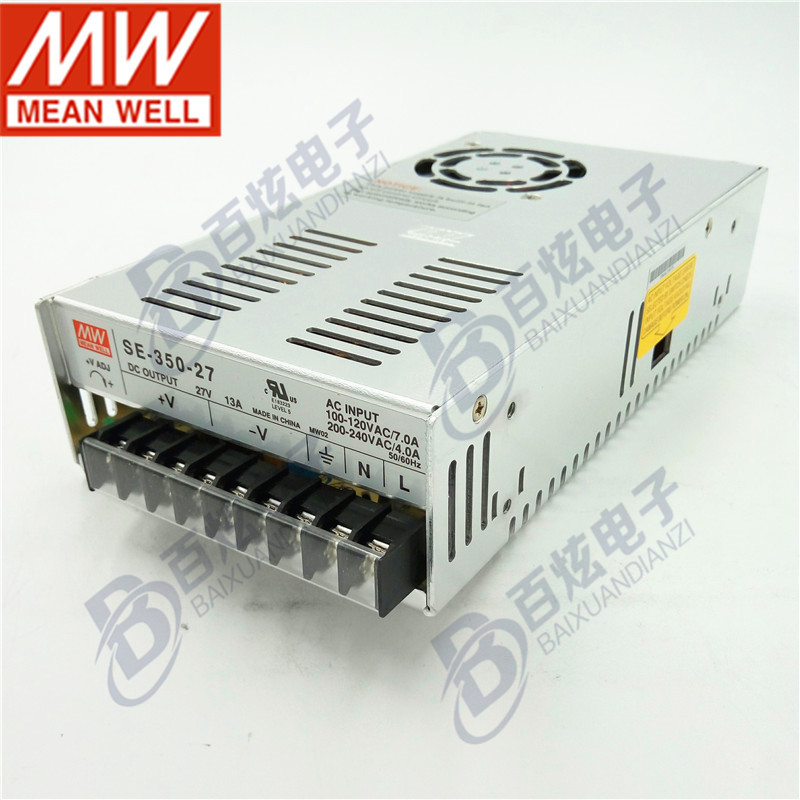 台湾明纬开关电源SE-350-27 350W 27V 13A替代型号NES-350-27