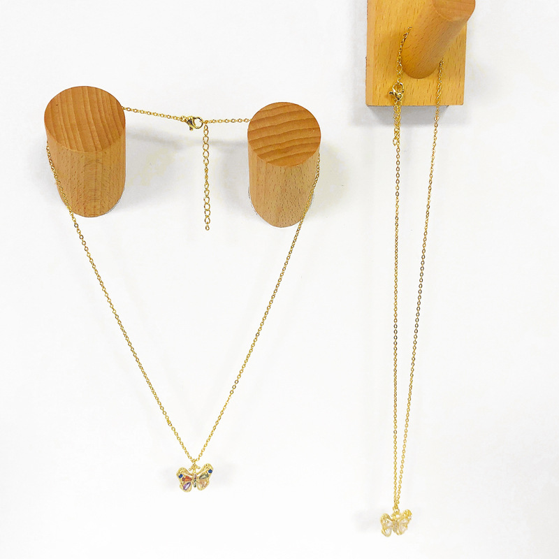 Korean butterfly necklace