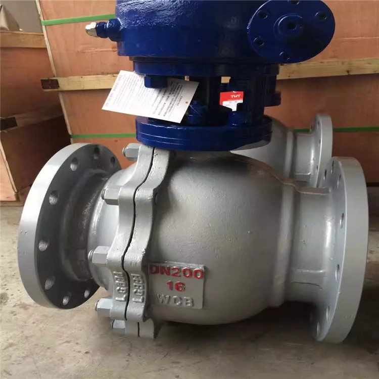 自产自销 Q341F-64C 涡轮法兰浮动球阀 DN200 适用水蒸汽油品球阀