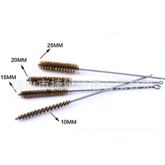 Copper pipe brushing, steel wire pipe brush inner hole polishing, rust removal and burr removal brush, copper brush, steel pipe cleaning wholesale