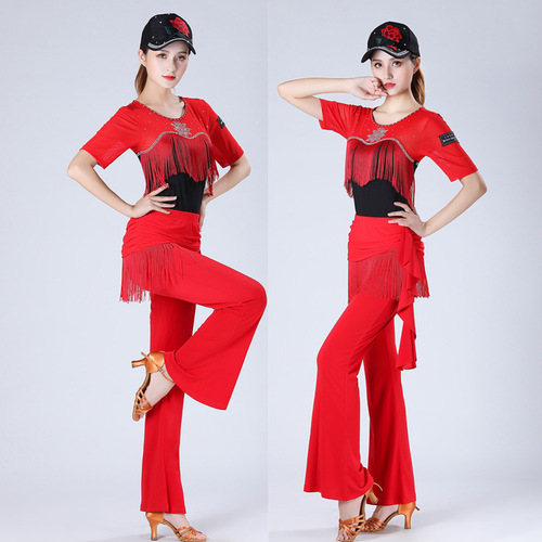 Square dance sailor dance round neck top female little prince fruity jitterbug dance costume new performance costume