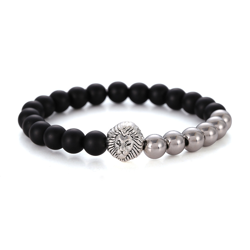 alloy lion head bead fashion bracelets jewelry wholesale Nihaojewelry