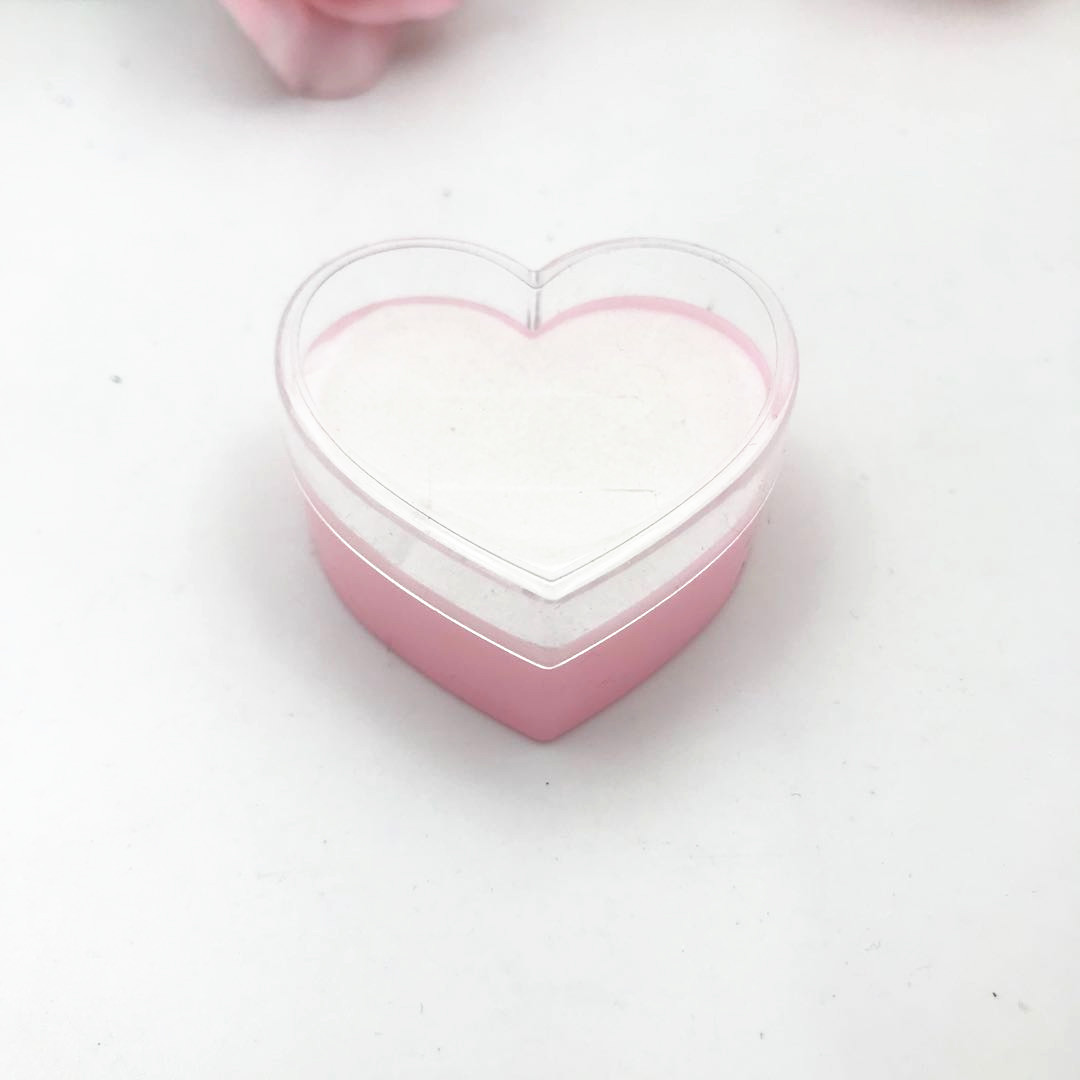 厂家直销24孔戒指盒子多款爱心盒塑料盒耳夹戒指收纳饰品盒