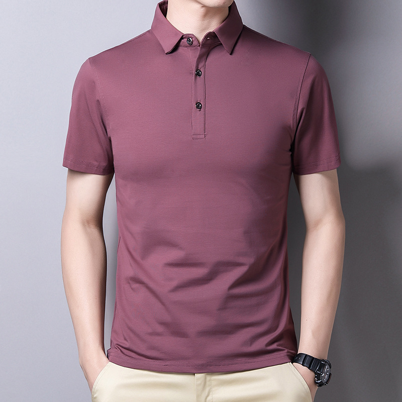 Polo homme en Coton peigné - Ref 3442847 Image 3