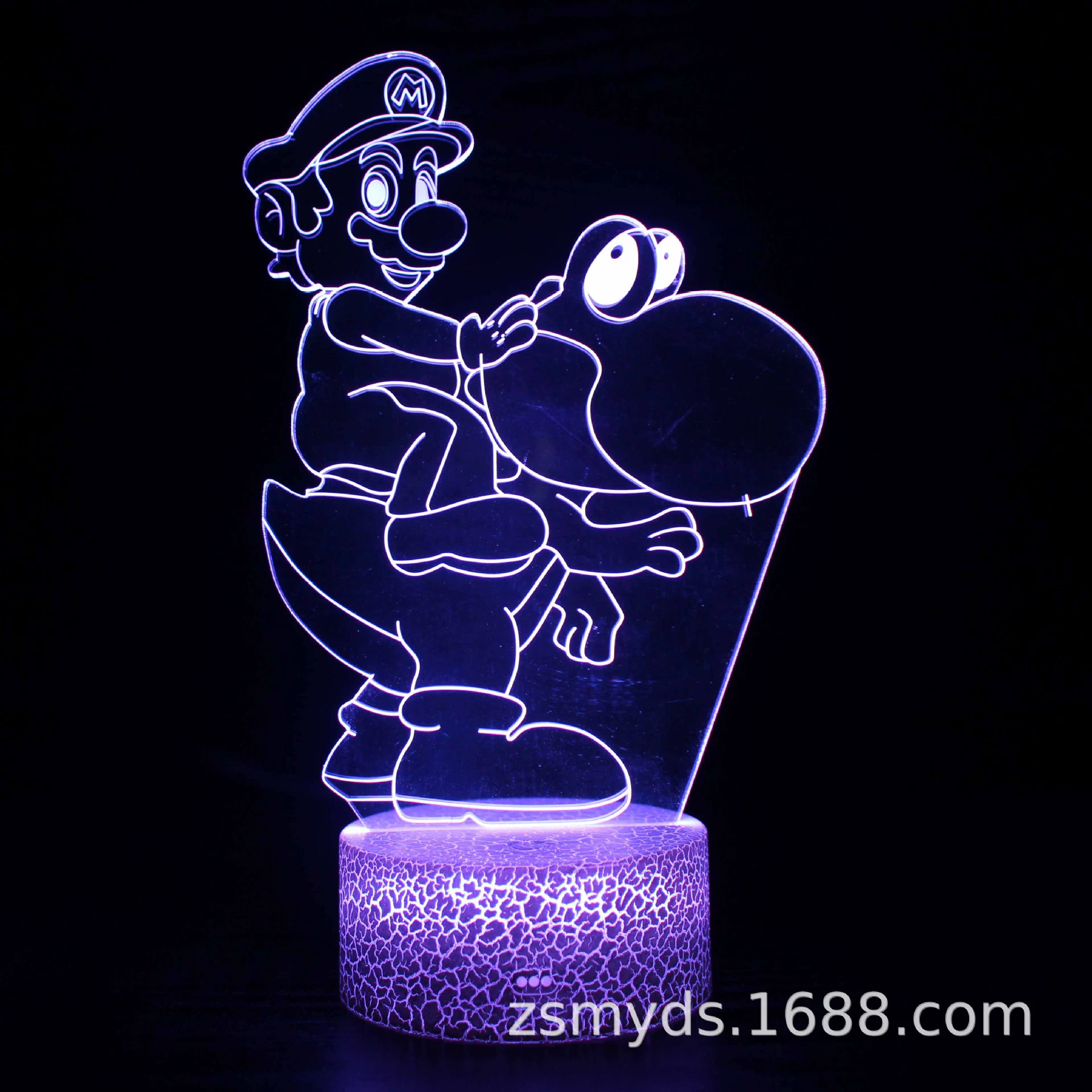 Картинка LED ночник мультфильм, трехмерная настольная лампа с проектором, 3D