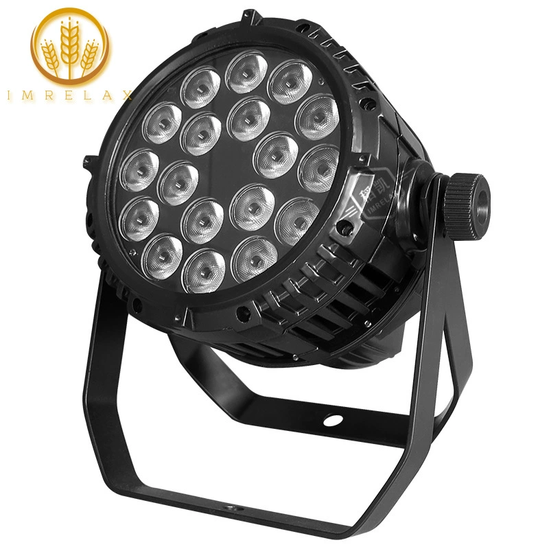 18 15W наружный водонепроницаемый Po фонарь RGBWA 5-в-1 LED PAR фонарь IP65 DMX для улицы, свадьбы, сценический свет
