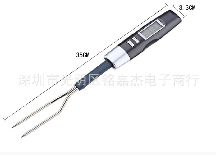 亚马逊数显食物温度计 厨房肉类烧烤烘焙快速测温探针YJ-TH012