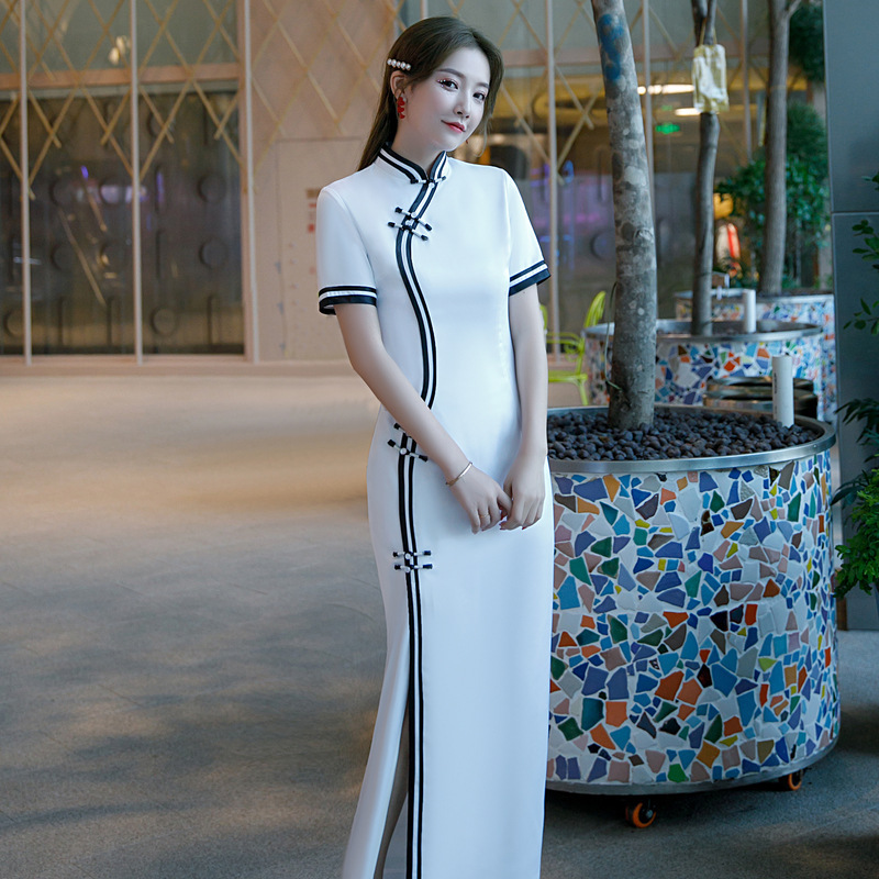 Chinese Dress Qipao for women national cheongsam long cheongsam dress show dress