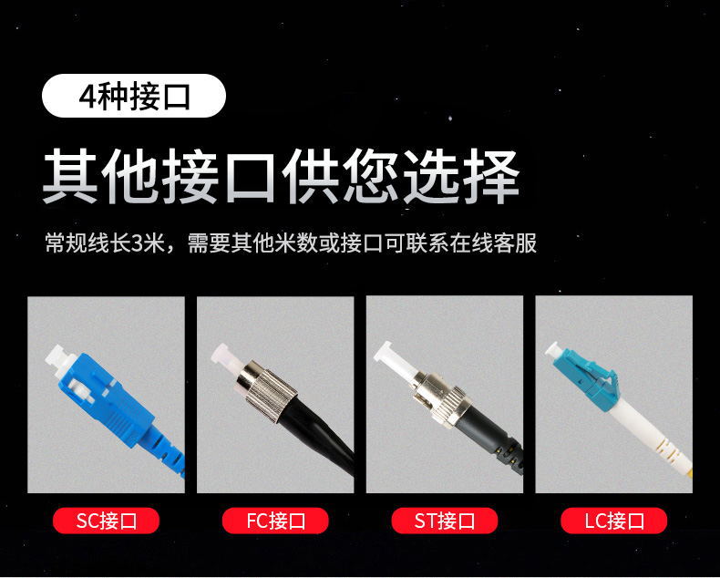 多模光纤,光纤跳线,尾纤