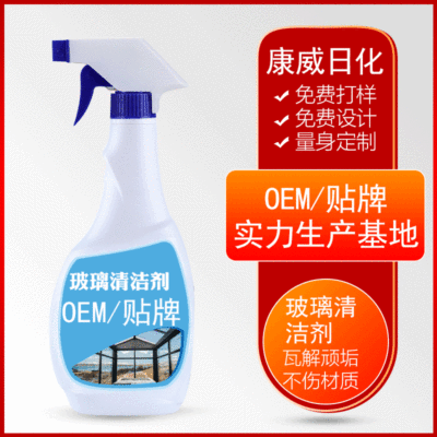 玻璃清洁剂  汽车玻璃净 家用窗户镜子强力去污玻璃水OEM贴牌加工|ms