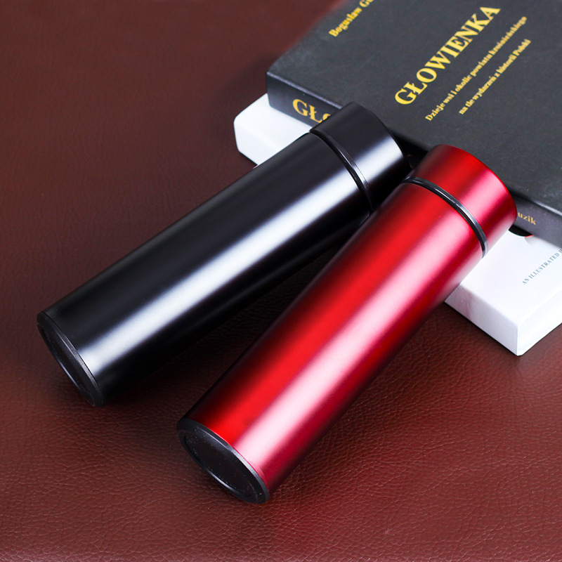 新款不銹鋼保溫杯智能LED溫度顯示水杯 多款式辦公商務(wù)禮品杯定制