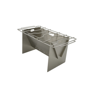 HWL-30S stainless steel small flat wood stove outdoor barbecue stove folding wild stove