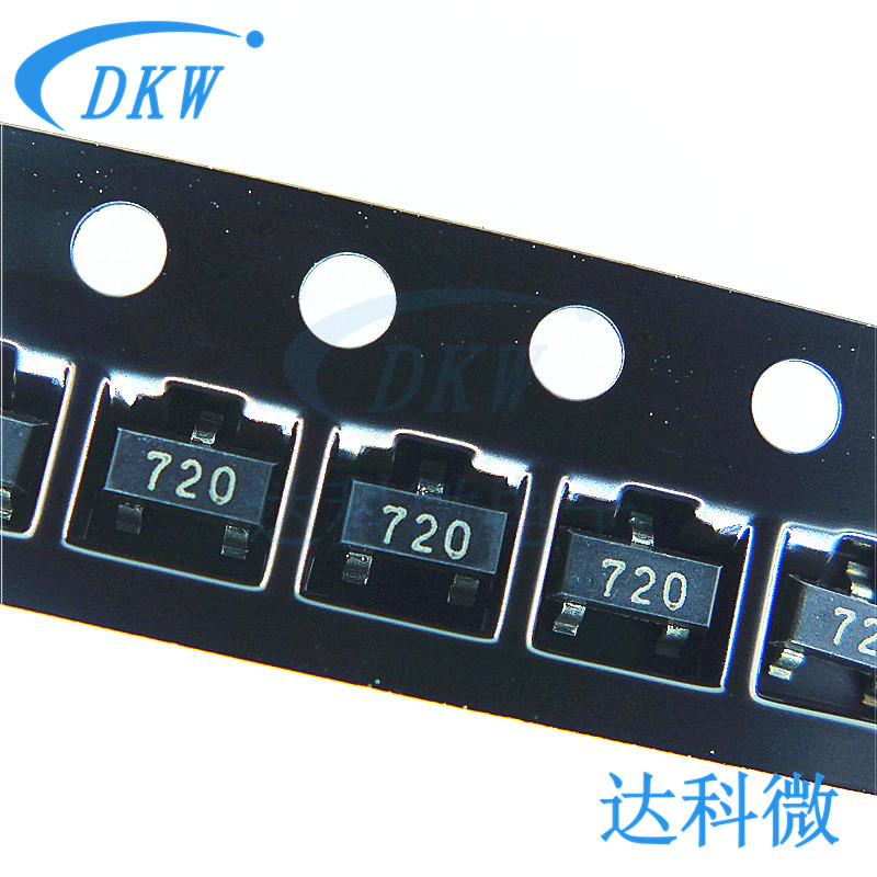 FMMT720TA SOT23 丝印720 DIODES/美台三极管芯片IC  FMMT720