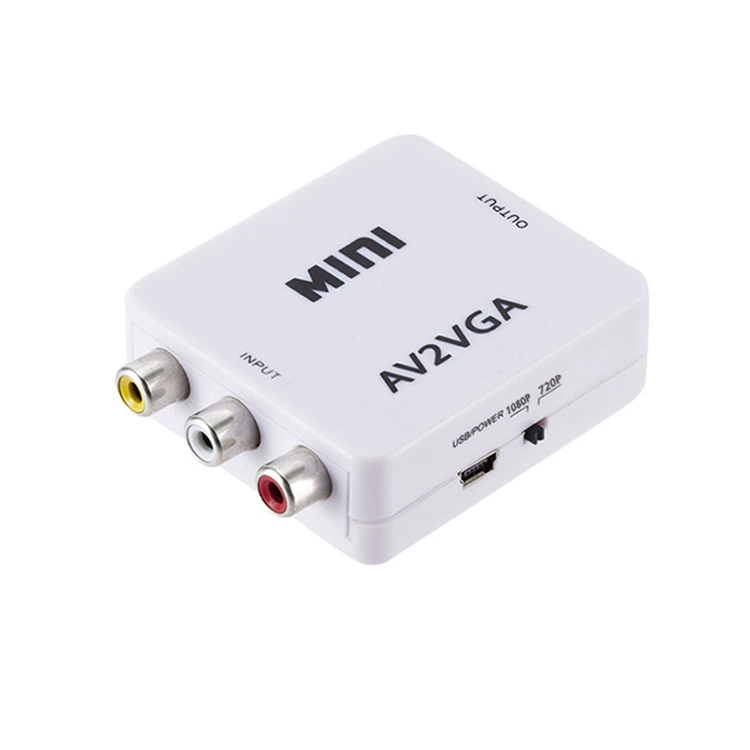 Фабричный AV в VGA AV в VGA HD конвертер AV2VGA поддерживает дисплей 1080P