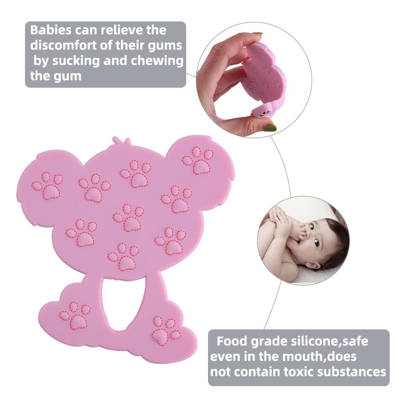 DIY creativo bebé suministros Kaola silicona juguetes mordedor bebé mordedor palo dientes Shaper compra rápida nuevo