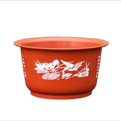 Flor de loto engrosada nenúfar macetas de loto macetas de resina macetas hidropónicas no porosas fabricantes