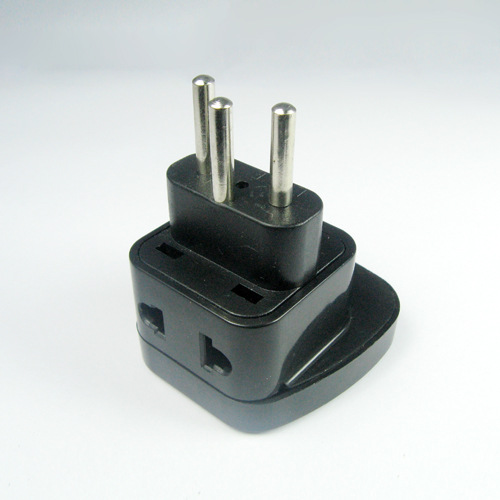 瑞士嵌入式转换插头 瑞士一转二转换插座 大面板安全门转换器 旅