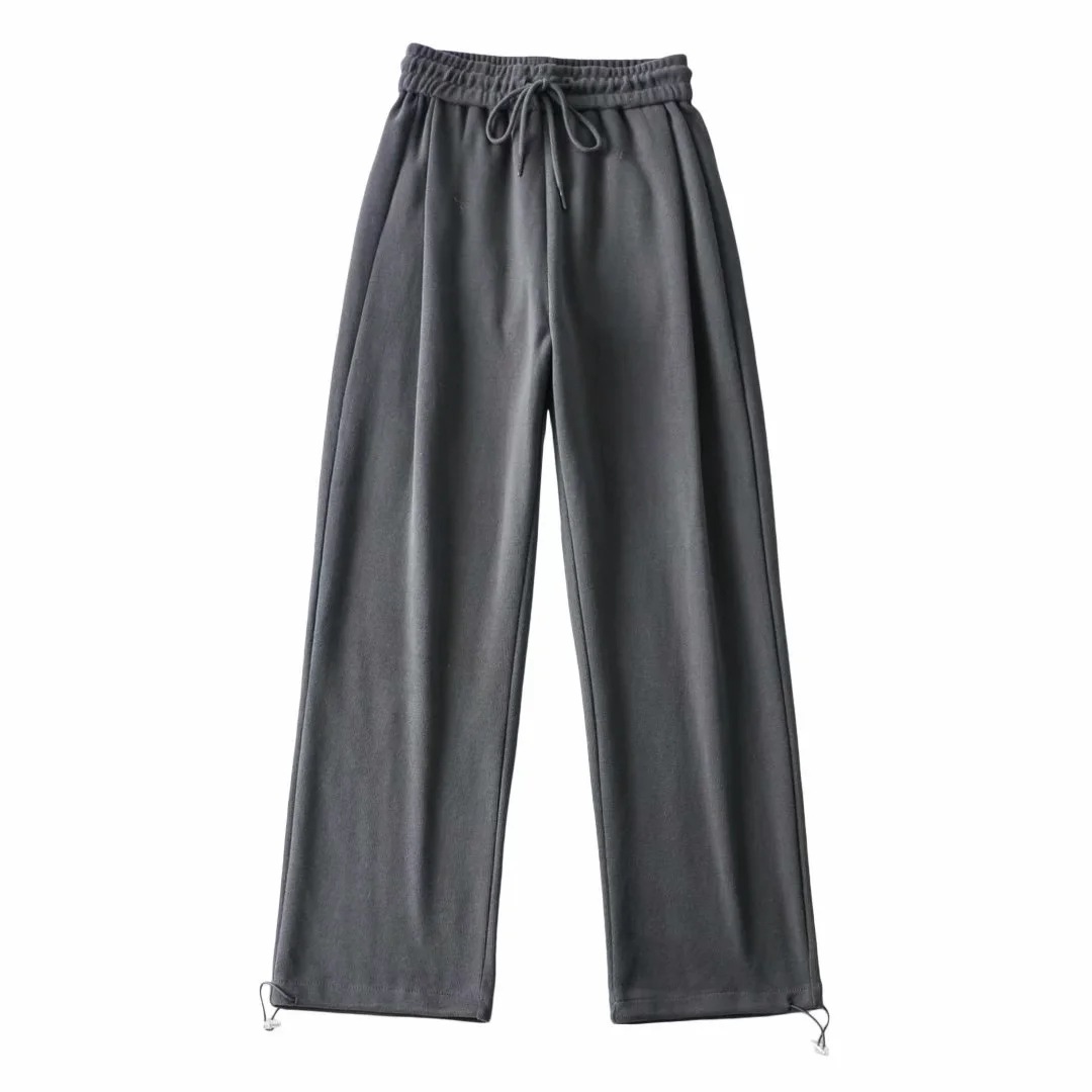 high-waisted drawstring sports pants  NSAC31677