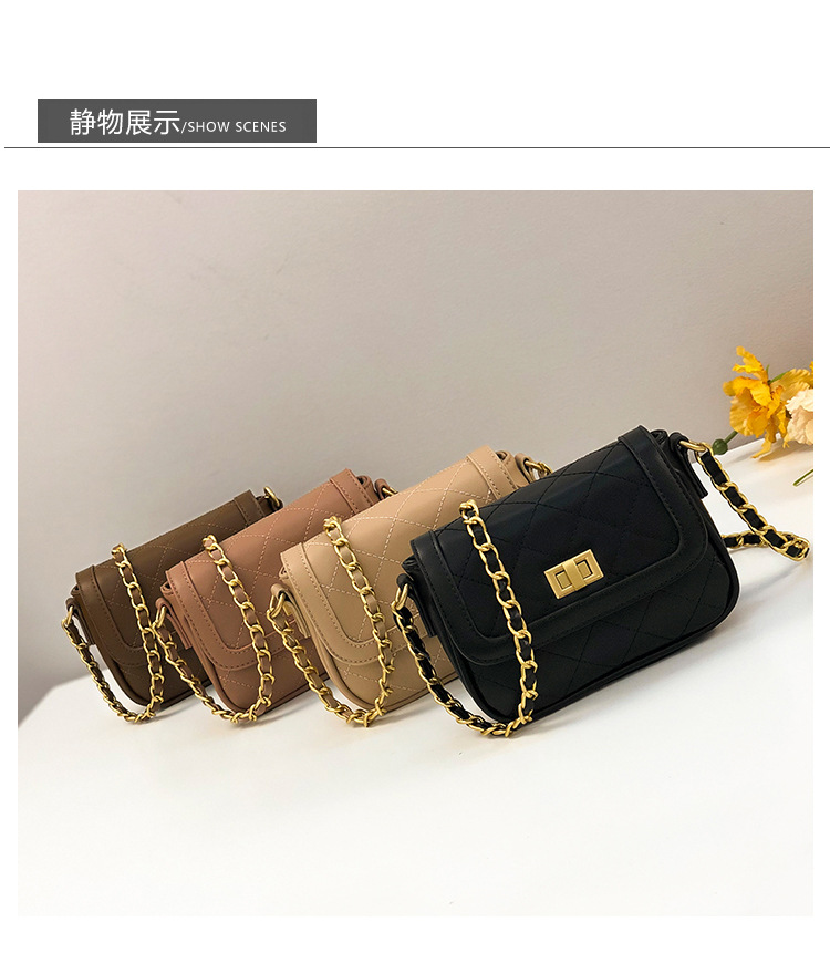 Wholesale Accessories Rhombic Chain Messenger Bag Nihaojewelry display picture 15