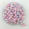 There are holes gradients like pearl ABS straight -hole colorful mermaid pearl two -color pearl 6mm 8mm