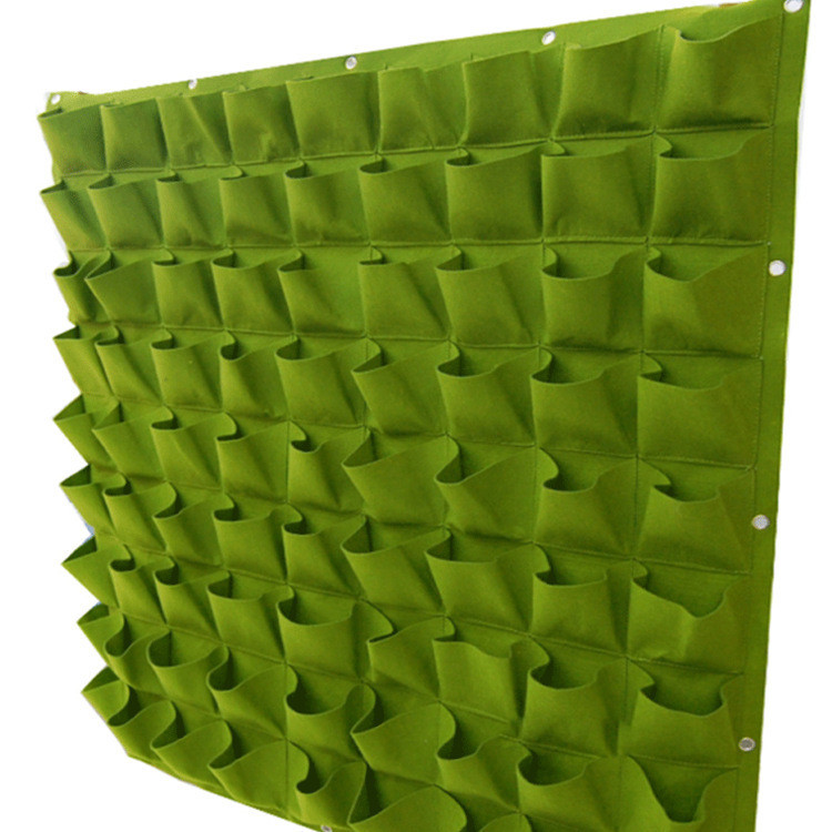 Bolsa de plantación de fieltro personalizada Bolsa de plantación tridimensional no tejida vertical montada en la pared Bolsa de plantas