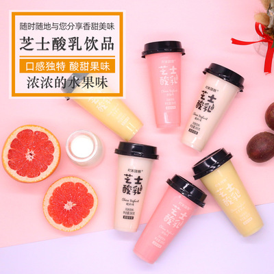 Manufactor wholesale Cheese Yogurt drink yogurt Grapefruit Passion fruit flavor yogurt drink lactobacillus Drinks