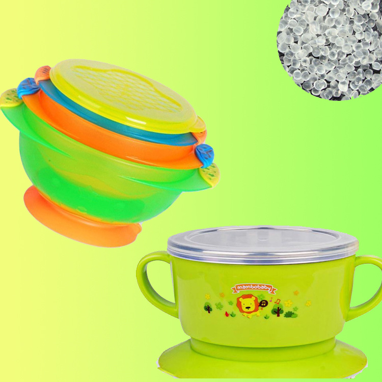 防打翻婴儿吸盘碗TPR|TPE料