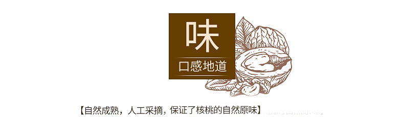 Low Temperature Baked Peeled Walnut Kernels Hickory Walnut Pieces Original Flavor 500g specifications