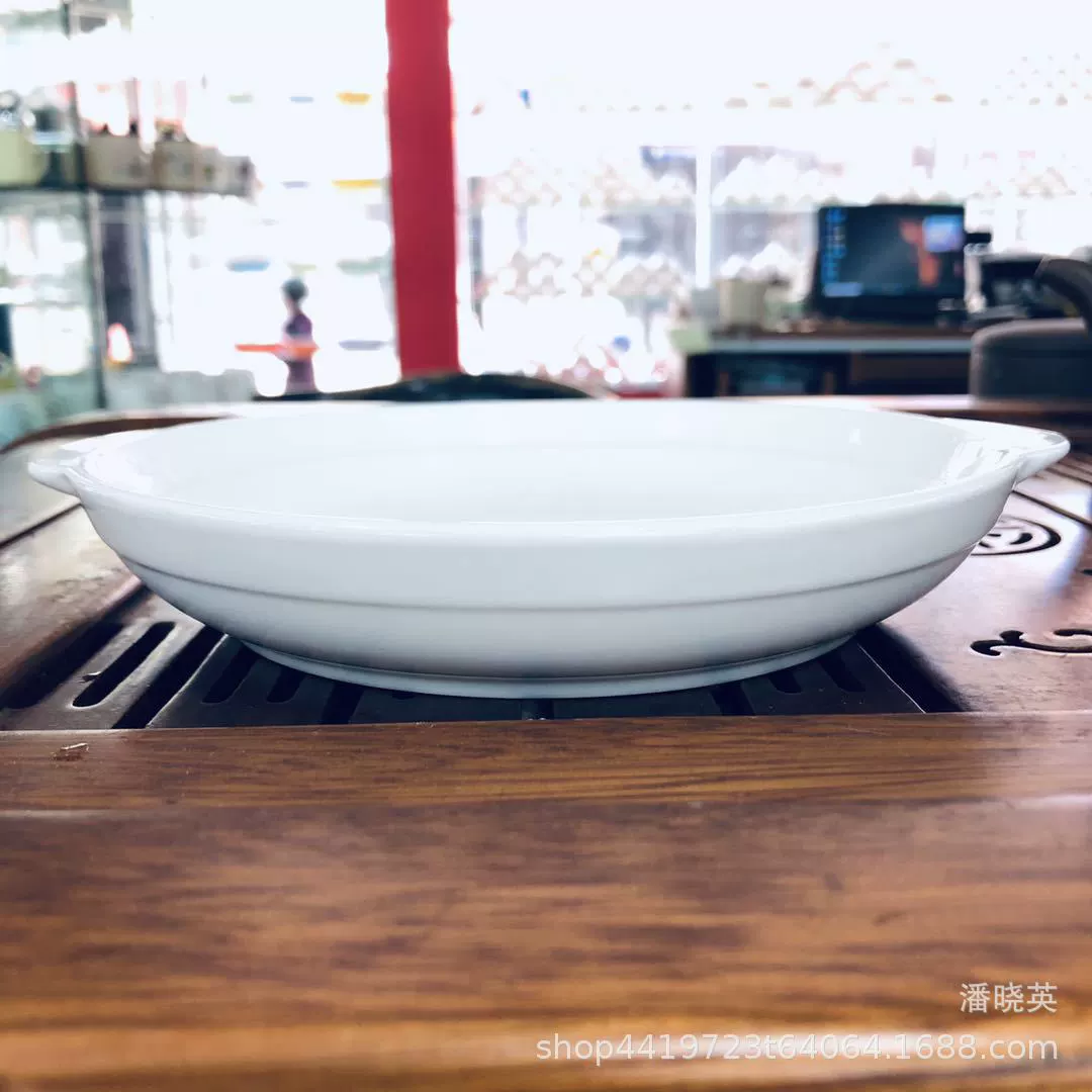 Фабричная прямой продажа чисто белая абалоновая тарелка отели с керамической посудой с керамическими тарелками с жареными блюдами