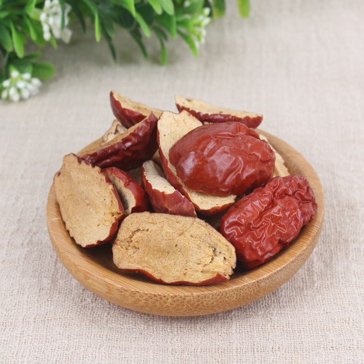 Xinjiang jujube dried meat 500g Large Seedless crispy dates Gelatin cake raw material Rivers and lakes Stall Night market Jujube wholesale