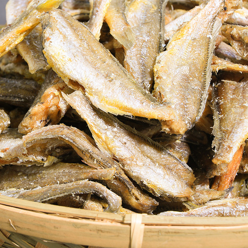 Internet celebrity grilled yellow croaker crispy hairtail fish crispy 500g/bag crispy yellow croaker ready-to-eat dried fish seafood snacks