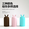 Foreign trade factory elk silicone hot water bottle warming the microwave microwave furnace heating warm belly uterus injection Christmas gift