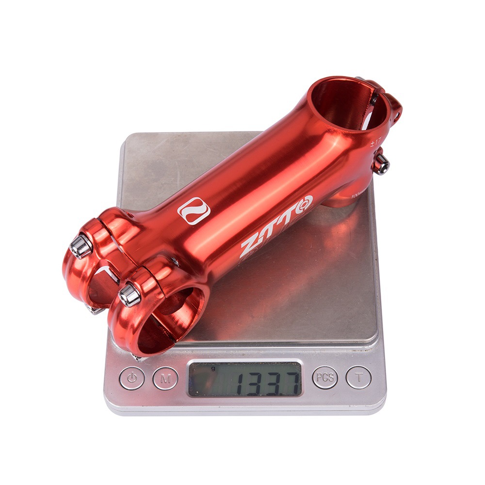 ZTTO Bicicleta de montaña, bicicleta de carretera, tubo de pie, ángulo negativo positivo o negativo, ángulo de 17 grados, grifo de pie, tiro fino